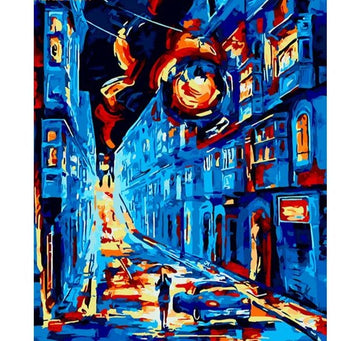 A Dreamy Psychedelic Night Time Paint By Numbers Kit