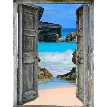 Open Door to The Sea 'Island View' Paint By Numbers Kit