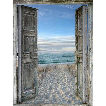 Open Door to The Sea 'Beach View' Paint By Numbers Kit