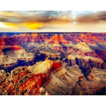 Grand Canyon National Park 'South Rim Village' Paint By Numbers Kit