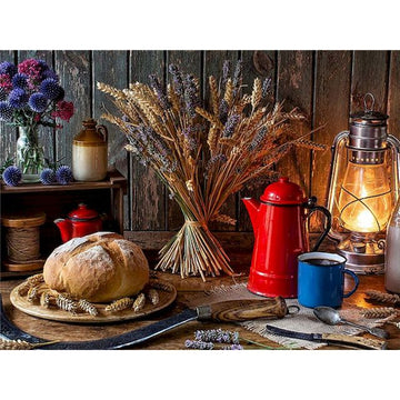 Sourdough Bread and Coffee Paint By Numbers Kit