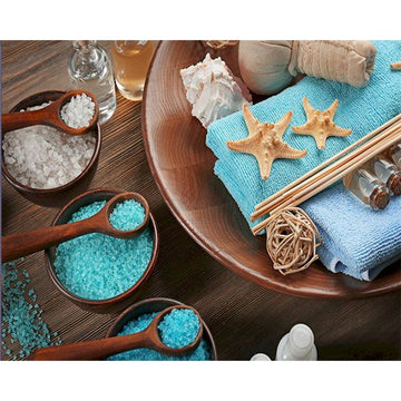 Relaxing Spa 'Salt Scrub' Paint By Numbers Kit