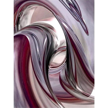Colorful Frame 'Wave Night' Paint By Numbers Kit