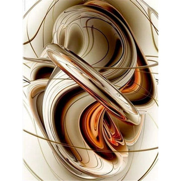 Colorful Frame 'Platinum Hoop' Paint By Numbers Kit