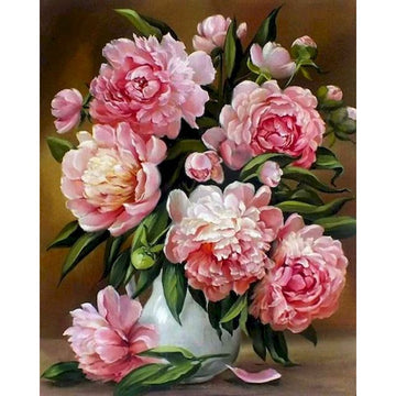 Carnation Flower Bouquet 'End of Bloom' Paint By Numbers Kit