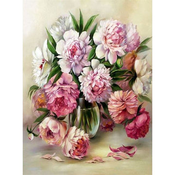 Mid Summer Carnation Flower Bouquet Paint By Numbers Kit