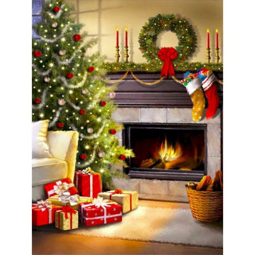 Christmas Holiday 'Warm Evening' Paint By Numbers Kit