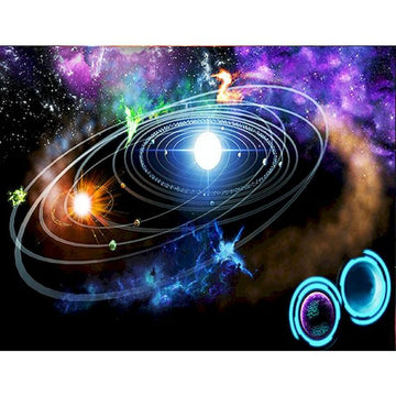 Space 'Psychedelic Solar System' Paint By Numbers Kit