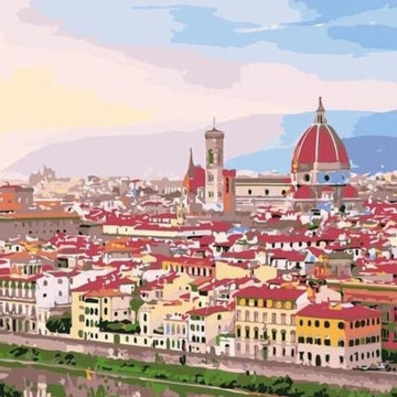 Italy 'Florence City View' Paint By Numbers Kit