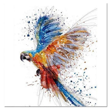 Psychedelic Burst Parrot Paint By Numbers Kit