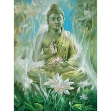 Buddha 'Tradition Meditating' Paint by Numbers Kit