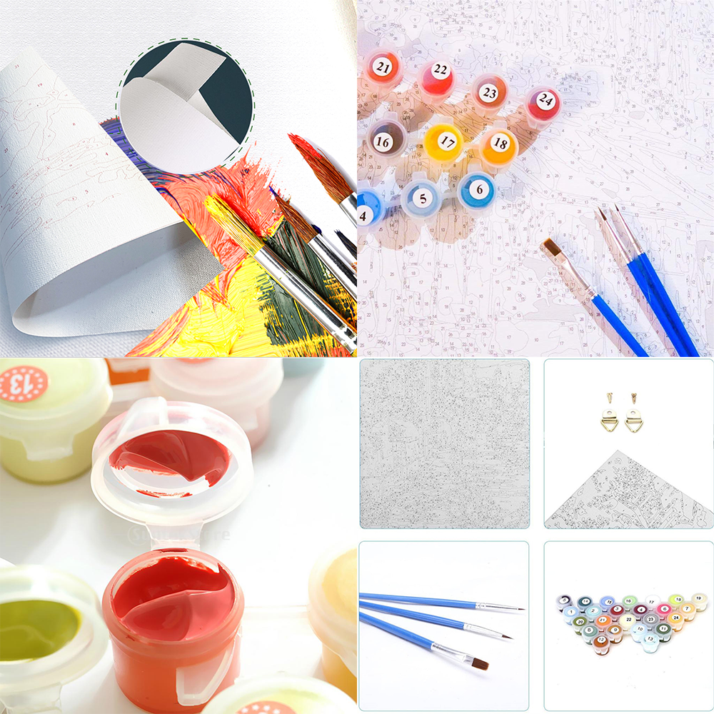 Spirited Away 'Chihiro Kissing Haku' Paint by Numbers Kit