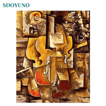 Pablo Picasso 'Violin and Grapes' Paint by Numbers Kit