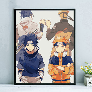 Naruto 'Naruto x Sasuke' Paint By Numbers Kit