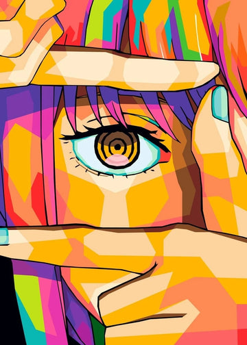 Chainsaw Man 'Makima's Focused eye' Paint By Numbers Kit