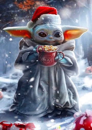 Baby Grogu 'Christmas Themed Grogu' Paint by Numbers Kit