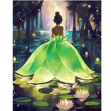 The Princess and The Frog 'Princess Tiana' Paint by Numbers Kit