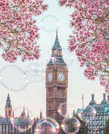 Big Ben Oil Painting on Canvas Paint By Numbers Kit