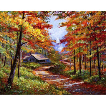 Hiker's Lodge 'Autumn Forest' Paint By Numbers Kit