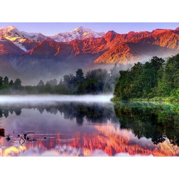 New Zealand 'Lake Matheson' Paint By Numbers Kit