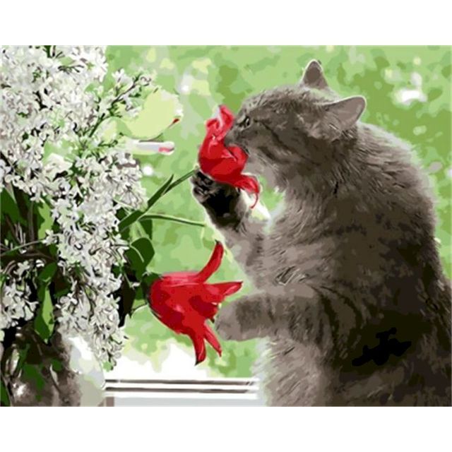 nebelung-cat-flower-kiss-paint-by-numbers-kit