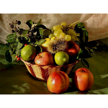 Fruit Basket 'Apples and Lime' Paint By Numbers Kit