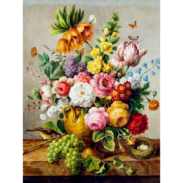 Flower Portrait 'Camellia and Peonies' Paint By Numbers Kit
