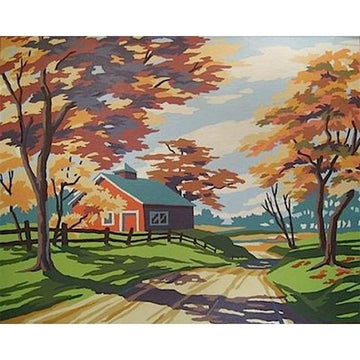 Road Side 'Farm House' Paint By Numbers Kit