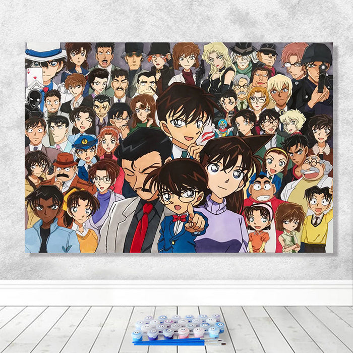 Detective Conan 'Cases Closed' Paint By Numbers Kit