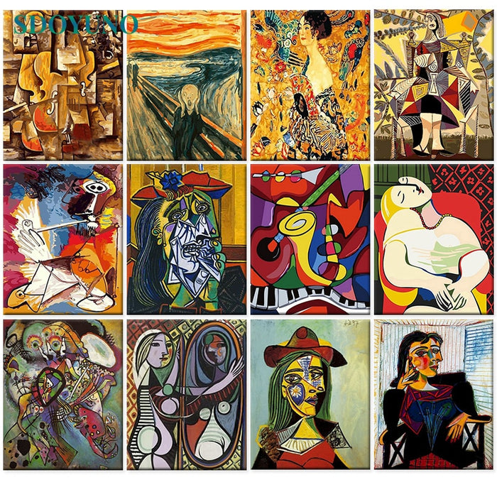 Pablo Picasso 'Weeping Woman' Paint by Numbers Kit