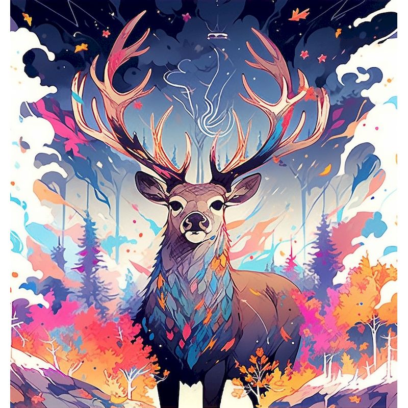 beautiful-autum-and-colorful-deer-ver-1-paint-by-numbers-kit