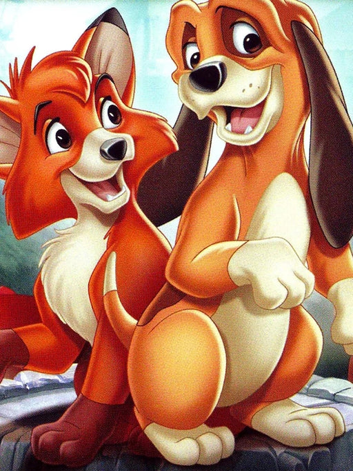 Disney Fox And The Hound Paint By Numbers 