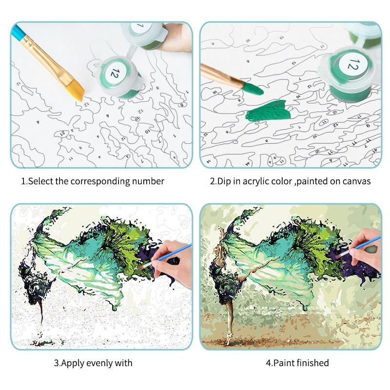 Demon Slayer 'Rengoku Hashira' Paint By Numbers Kit