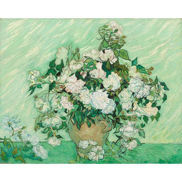 Van Gogh Art 'Vase with Pink Roses' Paint By Numbers Kit