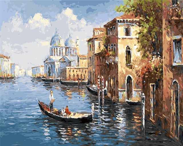 Italian Landscape Paint By Numbers Kit