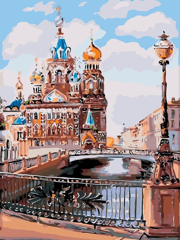 St. Petersburg With The Church of the Savior on Spilled Blood 'Version 10.0' 
Paint By Numbers Kit