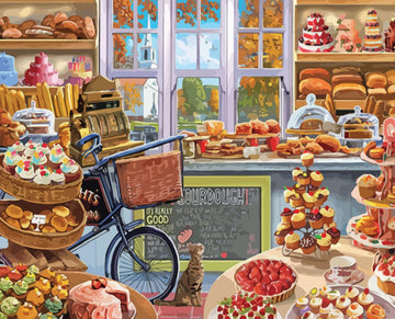 Bakeshop 'Sweet Pastries' Paint By Numbers Kit