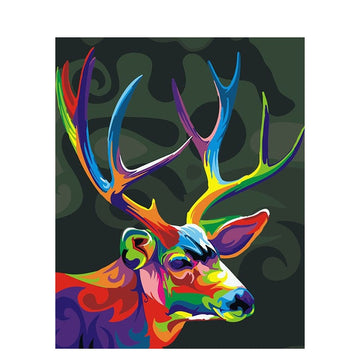 Psychedelic Buck Paint By Numbers Kit