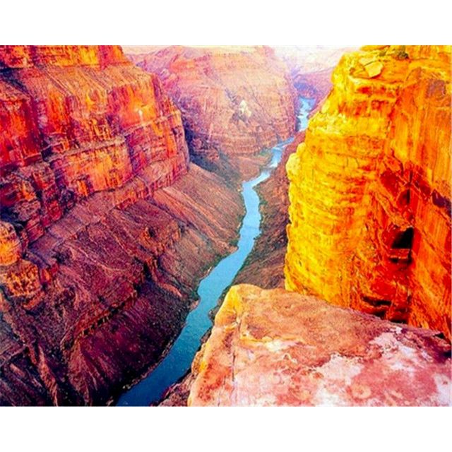 Grand Canyon National Park 'Sunset at Toroweap' Paint By Numbers Kit