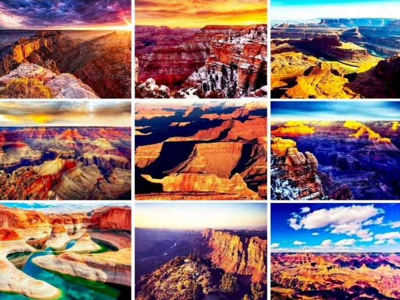 Grand Canyon National Park 'Sunrise at Toroweap' Paint By Numbers Kit
