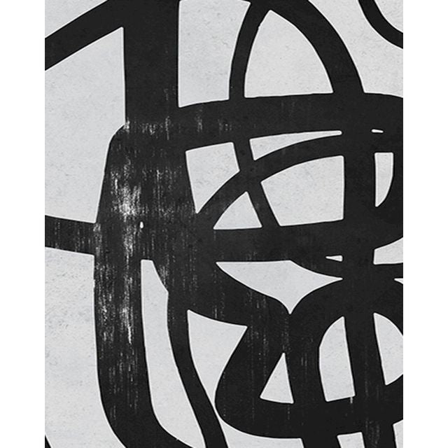 Black and White Abstract 'Symphony' Paint By Numbers Kit