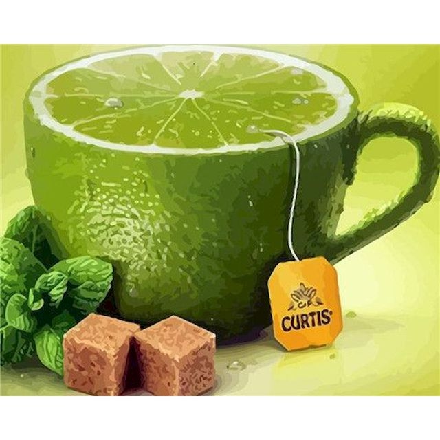 Citrus Fruit 'Lime Tea' Paint By Numbers Kit