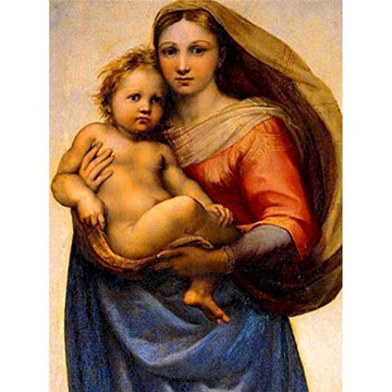 Sistine Madonna Paint By Numbers Kit