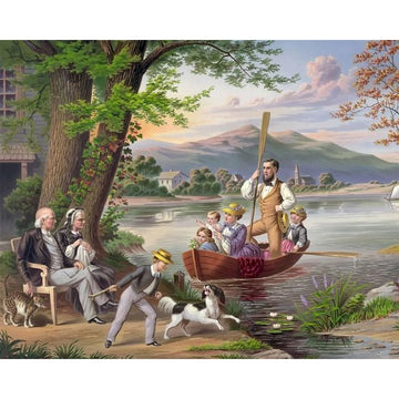 Lakeside 'Family Gathering' Paint By Numbers Kit
