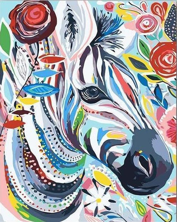 Psychedelic Zebra
Paint By Numbers Kit