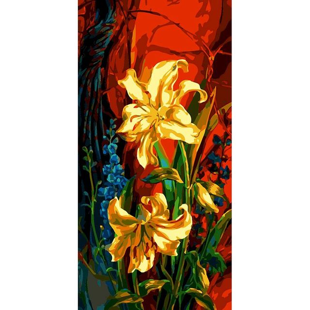 Yellow Lilies Paint By Numbers Kit