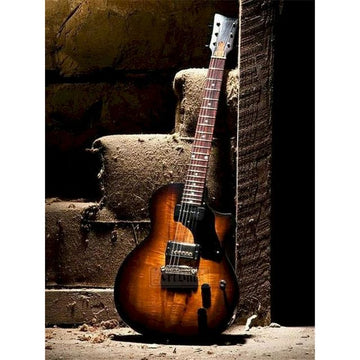 Electric Guitar 'Underground Music' Paint By Numbers Kit