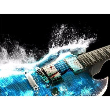 Blue Guitar 'Breeze and Wave' Paint By Numbers Kit