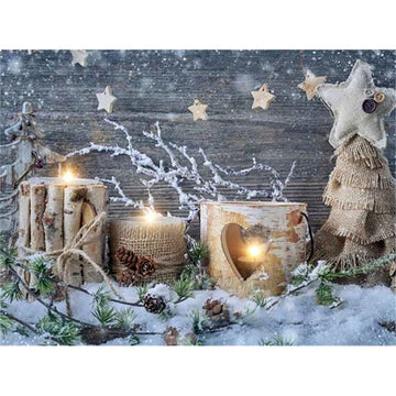 White Christmas 'Snow Lantern' Paint By Numbers Kit