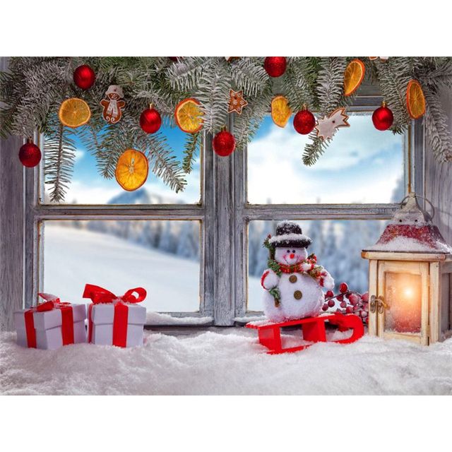 Christmas Corner 'Snowman and Lantern' Paint By Numbers Kit